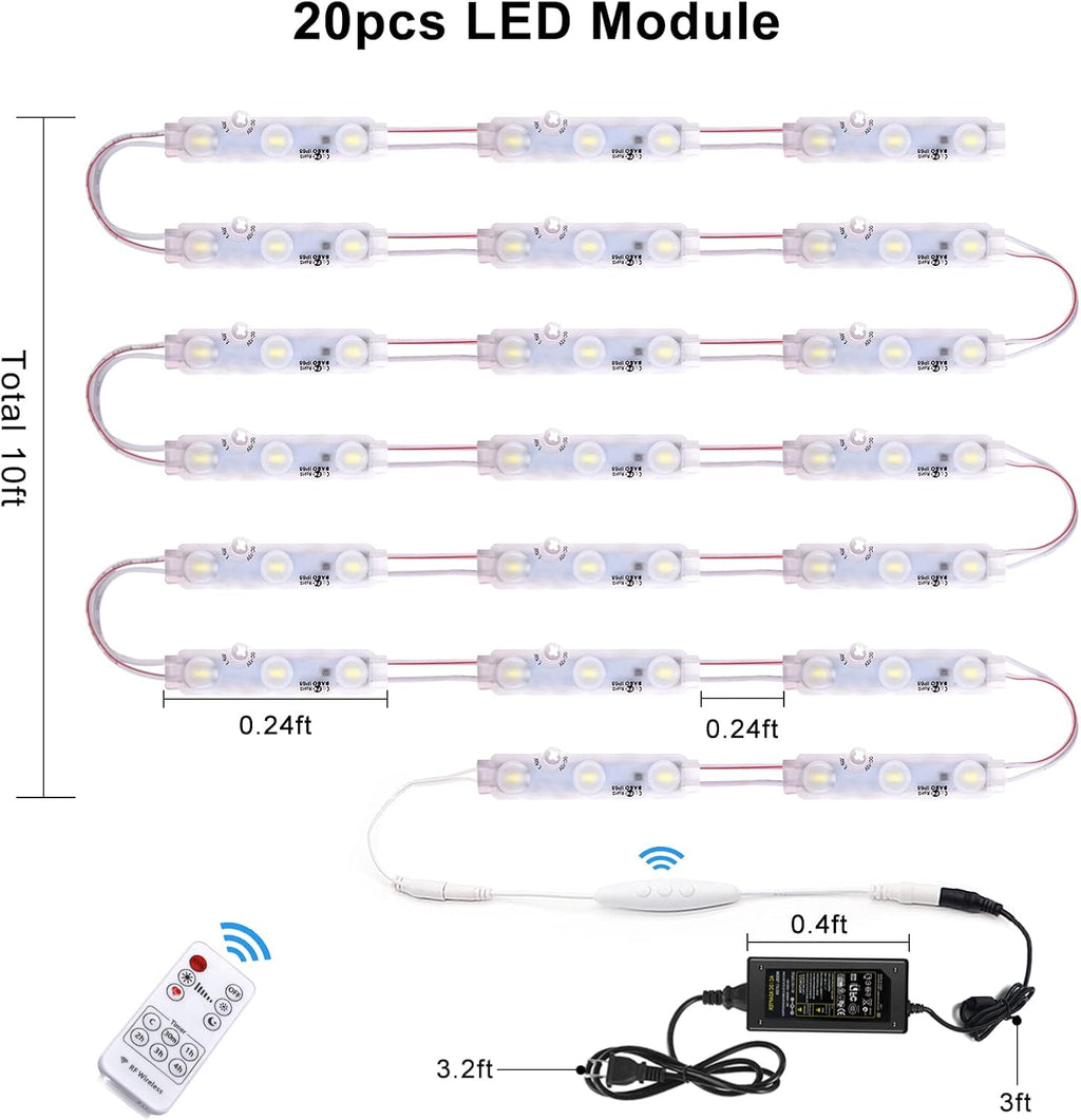 LED window lights modules waterproof storefront LED lights decorative light for business and home