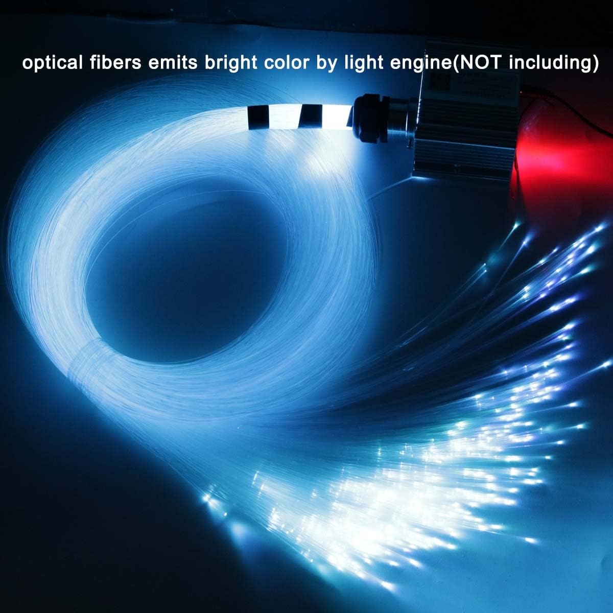 PMMA Plastic 550pcs*0.03in*13.1ft Fiber Optic Cable Strands 0.75mm 4 Meter