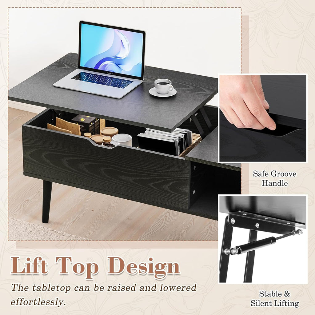Wood Lift Top Coffee Table