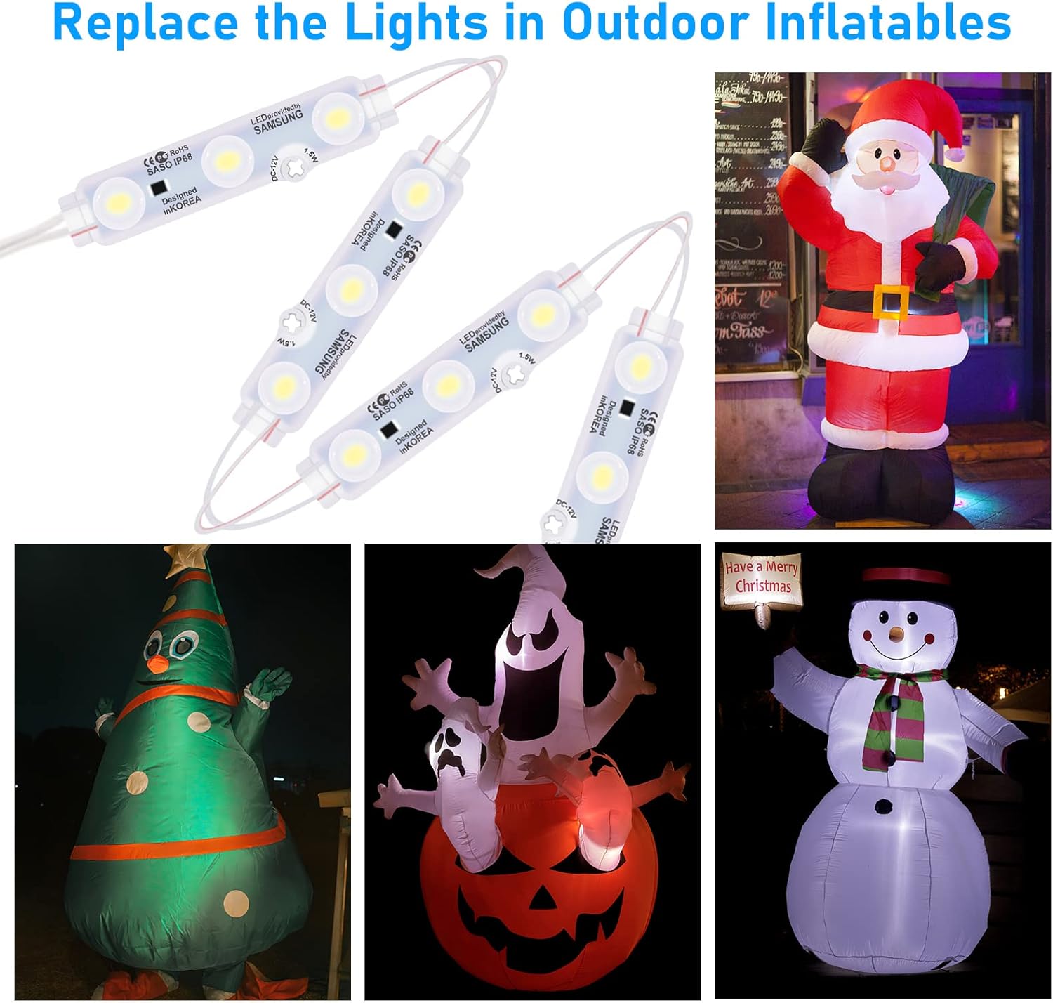 LED window lights modules waterproof storefront LED lights decorative light for business and home