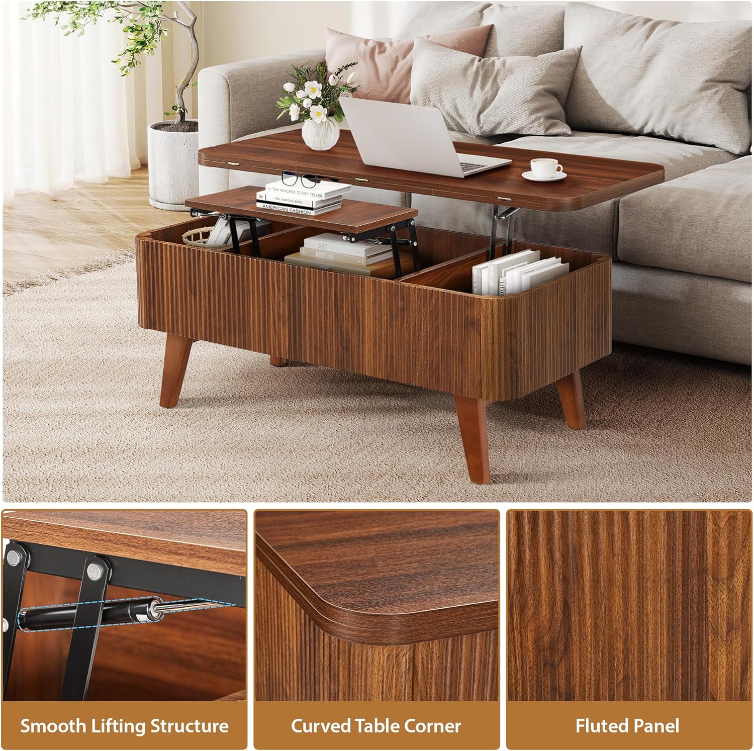 3 in 1 Lift Top Coffee Table